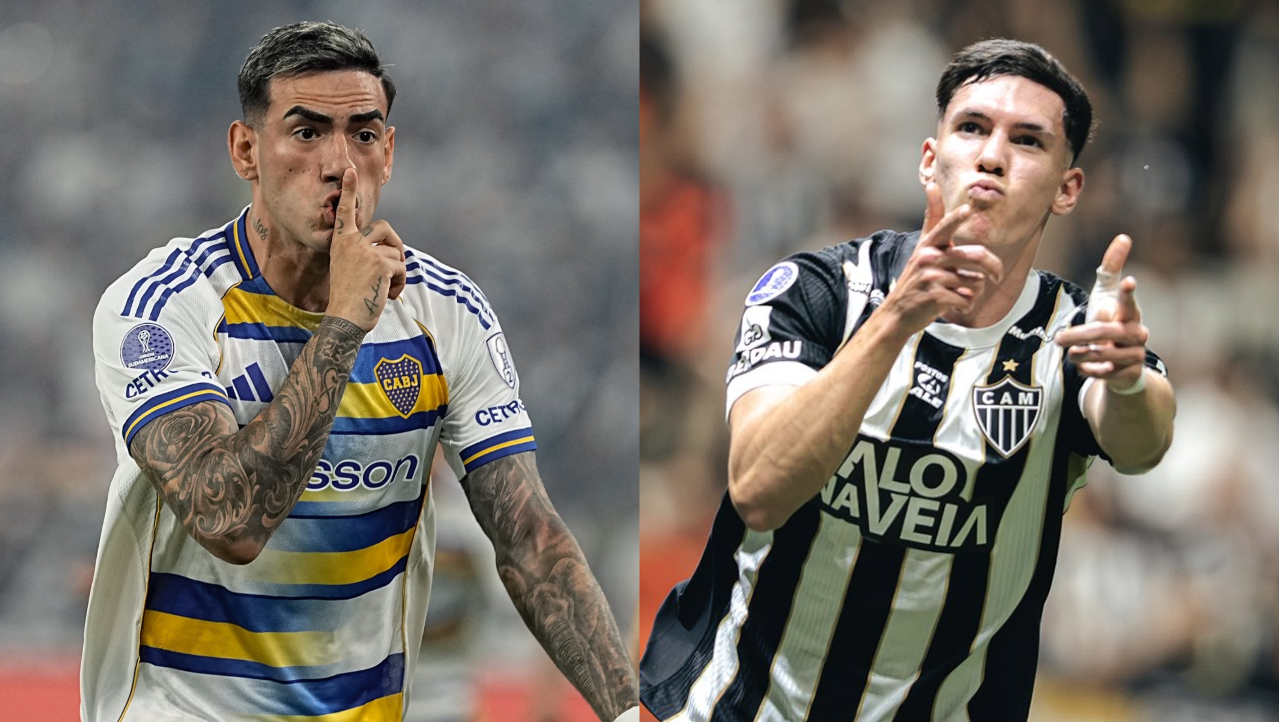 Boca vs. Atlético Mineiro: fecha, horarios, canales y cuándo es la final de la Copa Sudamericana. (Fotos: Getty Images)