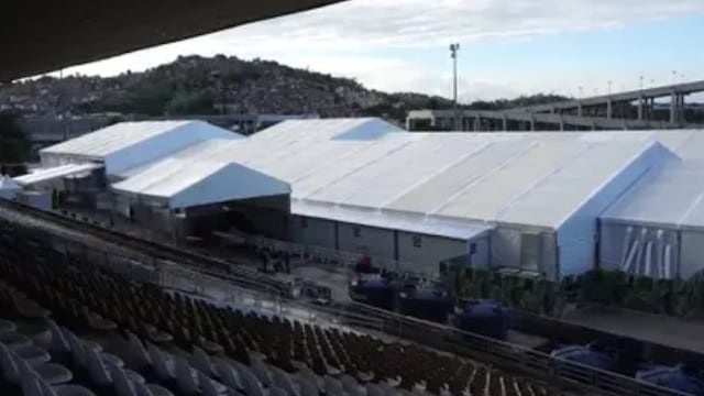 Se inauguró el hospital de campaña para pacientes de COVID-19 en el estadio Maracaná [VIDEO]