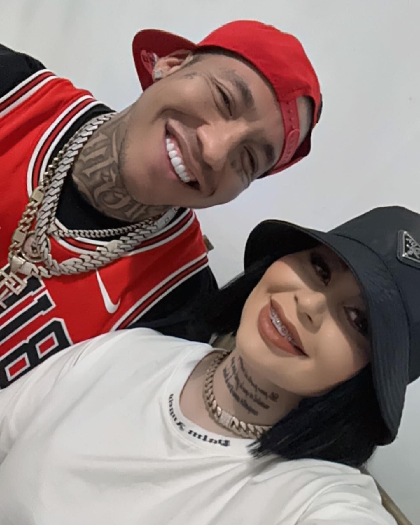 Lefty SM y su esposa