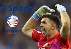 TyC Sports transmitió Argentina 2 - 0 Canadá (09/07/2024)