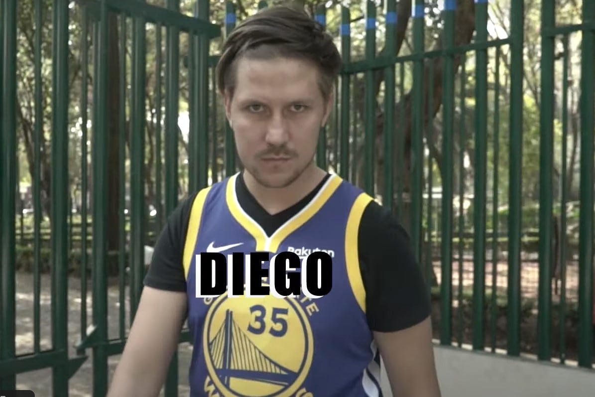 Diego es el otro gemelo de la periodista Matilde Obregón (Foto: Hasta las pelotas/YouTube)