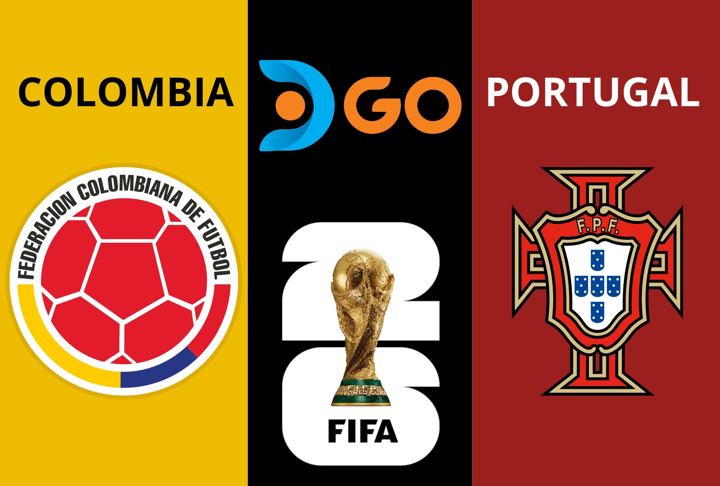 DirecTV (DGO) transmite el partido de Colombia vs. Portugal este sábado 27 de junio por la tercera fecha del grupo K de la Copa Mundial 2026. (Foto: Composición Depor)
