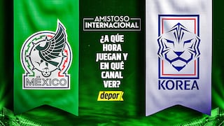 México vs. Corea del Sur: dónde ver y en qué canal de televisión transmiten