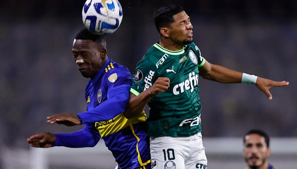 Boca Juniors vs. Palmeiras en partido por Copa Libertadores 2023. (Foto: EFE)
