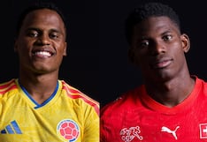 Alineaciones confirmadas del Colombia vs. Suiza: equipos titulares para hoy