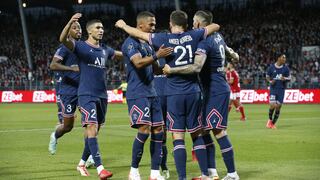 Se sufre y se goza: PSG venció 4-2 al Brest con goles de Mbappé y Di María