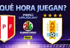 A qué hora juega Perú vs. Uruguay por Eliminatorias 2026 d