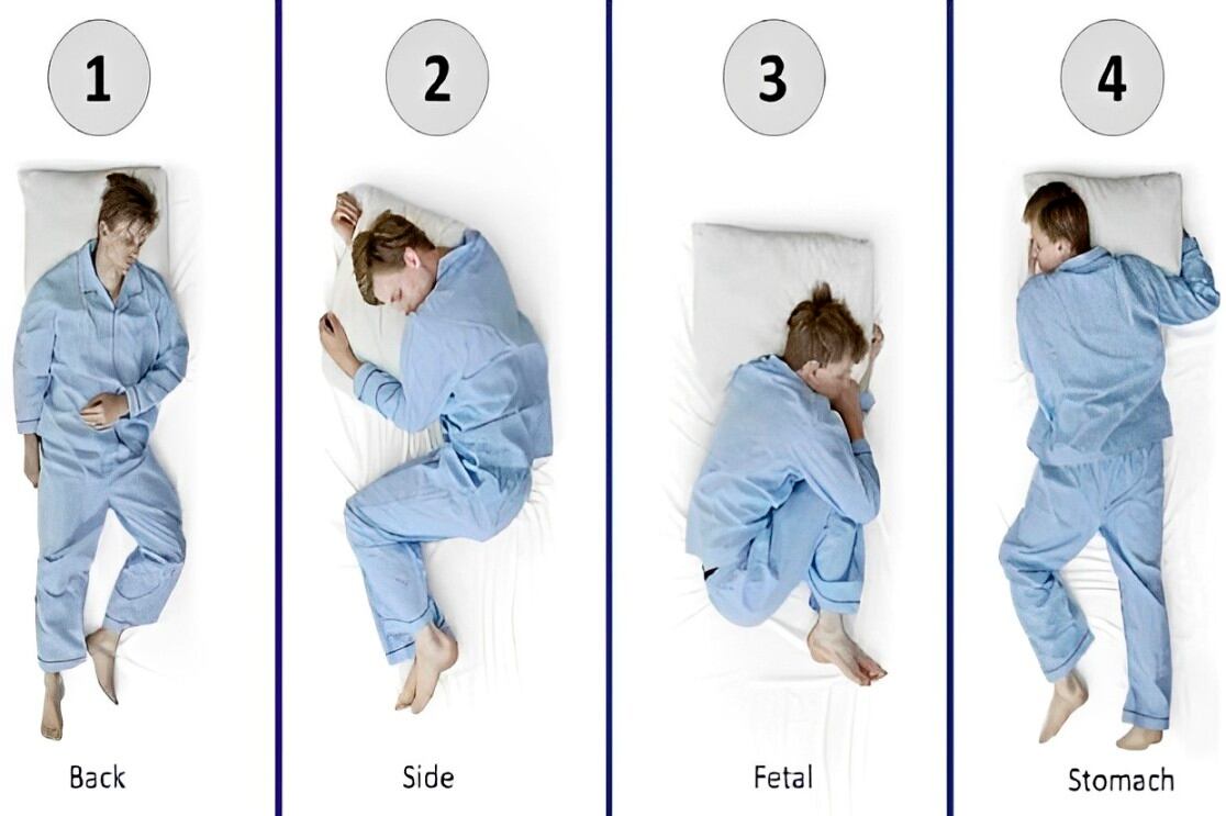 La posición en la que duermes según esta imagen revelará qué clase de persona eres (Foto: Namastest).