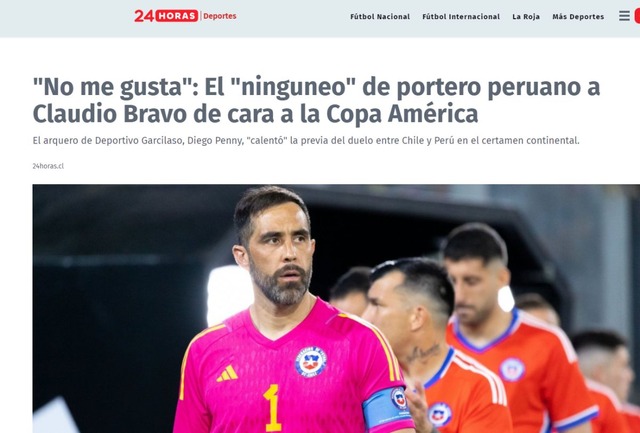 Las reacciones de la prensa chilena sobre las declaraciones de Diego Penny.