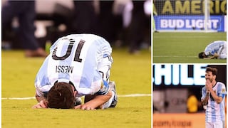 El sufrimiento de Messi tras fallar el penal y perder la Copa América Centenario.