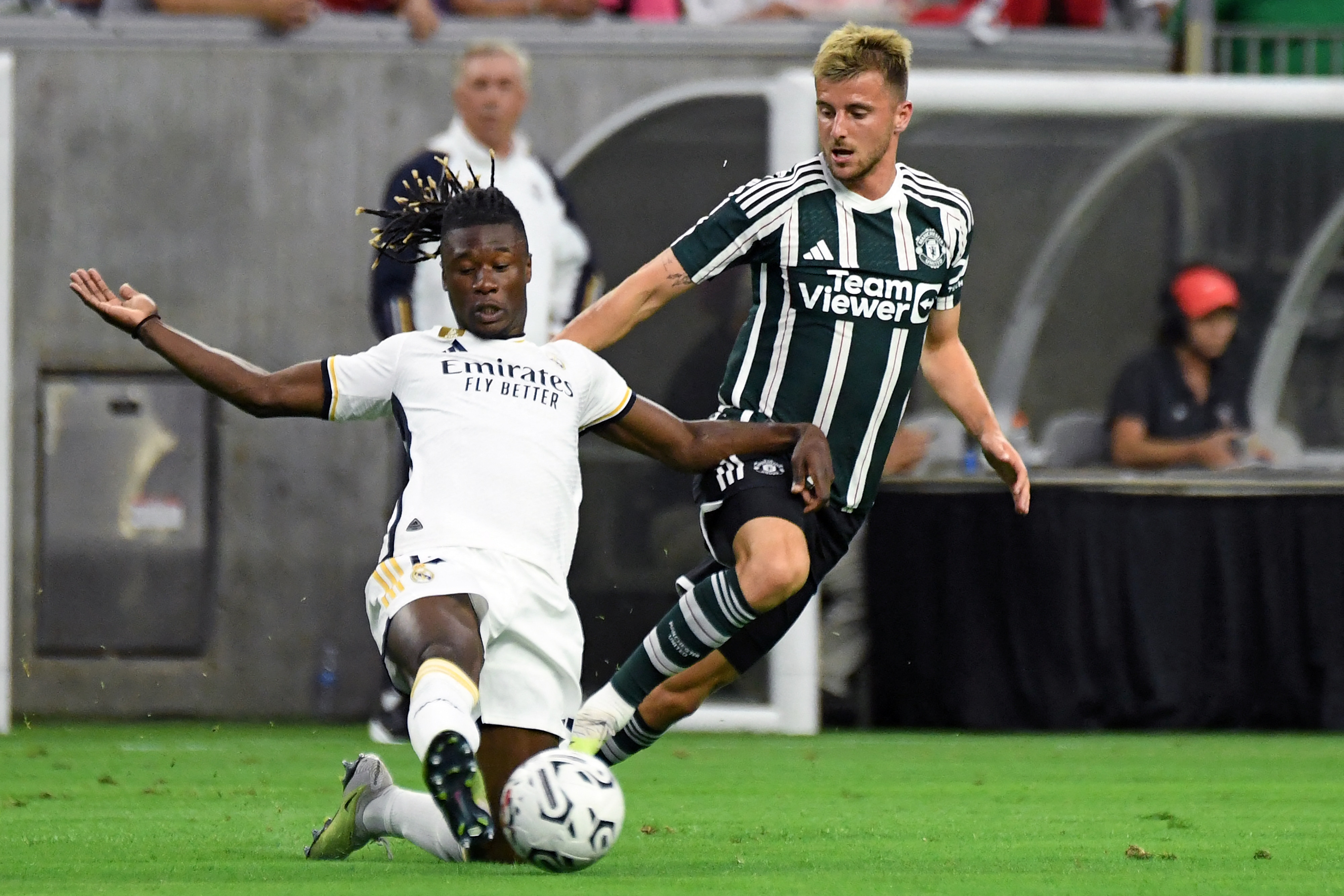 Real Madrid vs. Manchester United en partido amistoso de pretemporada. (Foto: AFP)