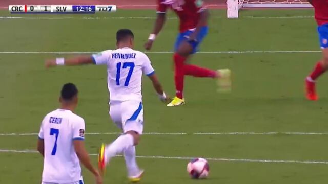 Imposible para Navas: golazo de Jairo Henríquez para el 1-0 del Costa Rica vs. El Salvador [VIDEO]