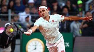 ¡Duro golpe! Federer se retiró del Masters 1000 de Roma por lesión de rodilla