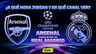 Canal para ver Real Madrid vs. Arsenal en Inglaterra por la UEFA Champions League