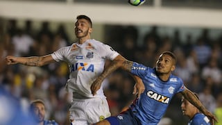 Flamengo puso en riesgo la cima del Brasileirao tras igualar ante Santos en Vila Belmiro