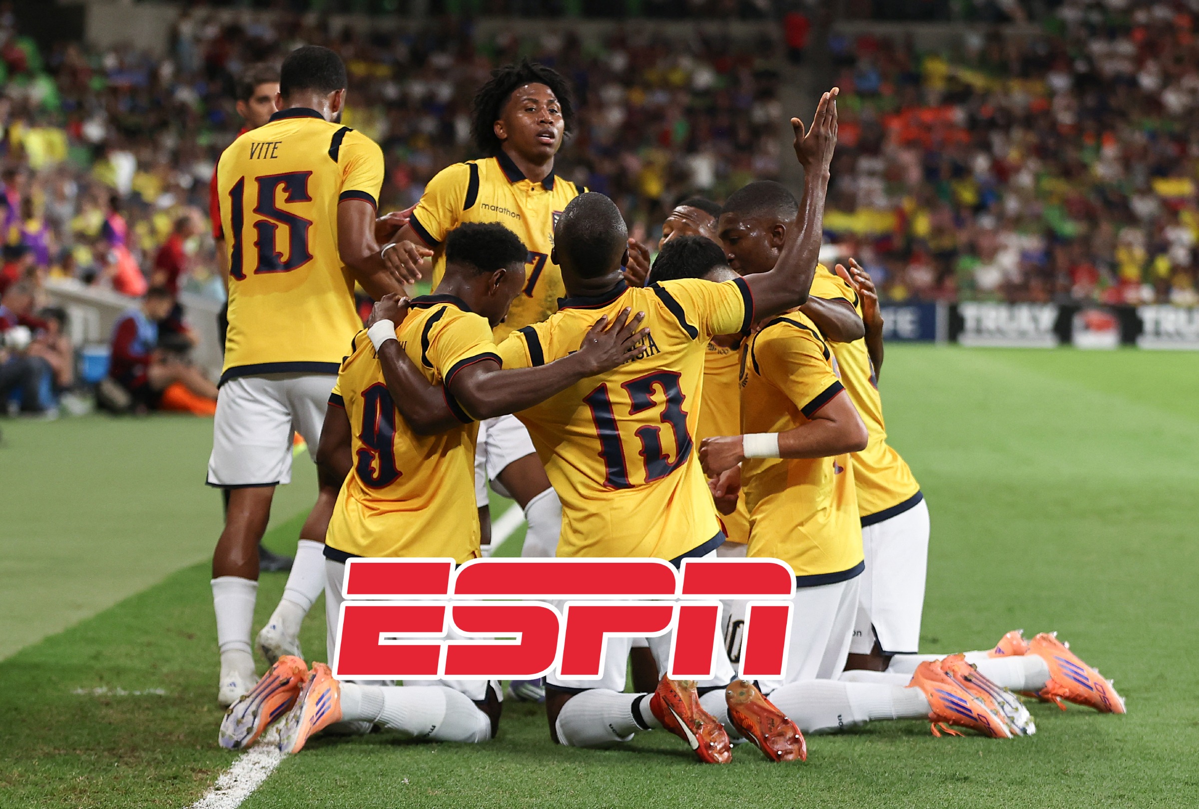 DALLAS, TEXAS (ESTADOS UNIDOS), 14/06/2026.- Cobertura oficial de ESPN EN VIVO ONLINE para ver el partido Ecuador vs. Costa de Marfil hoy por el grupo F del Mundial 2026 en el Lincoln Financial Field en Filadelfia, Pensilvania. FOTO DE OMAR VEGA PARA GETTY IMAGES Y AFP