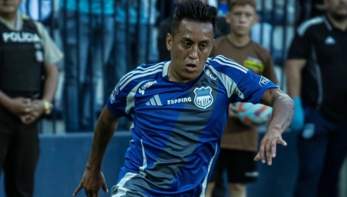 Christian Cueva es suplente en Emelec. (Foto: Emelec)