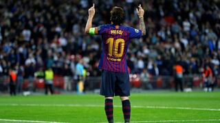 "Es muy bueno": el estadio Wembley se rindió a lo hecho por Messi con Barcelona [FOTO]