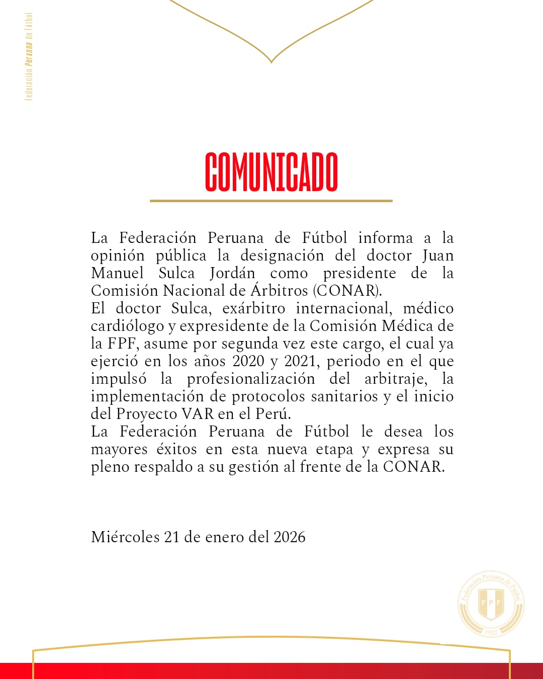 Nuevo presidente de la CONAR elegido por la Federación Peruana | Foto: Composición Depor