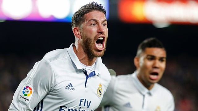 ¡Agónico! Sergio Ramos puso el empate de cabeza en Camp Nou
