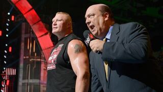 WWE: esto respondió Paul Heyman ante la ausencia de Brock Lesnar en Raw
