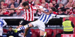 Se espera que el duelo Real Sociedad vs Athletic Club sea muy igualado e intenso (Crédito: Alamy Stock Photo).