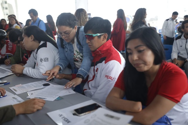 Legado entregó departamento a medallistas de Lima 2019. (Foto: Britanie Arroyo/ @photo.gec)