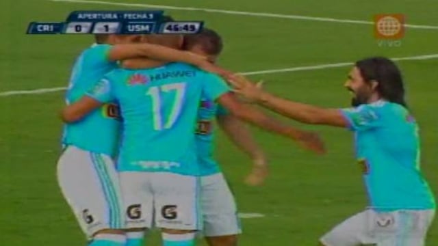 Sporting Cristal: Renzo Revoredo anotó y pone el empate ante San Martín
