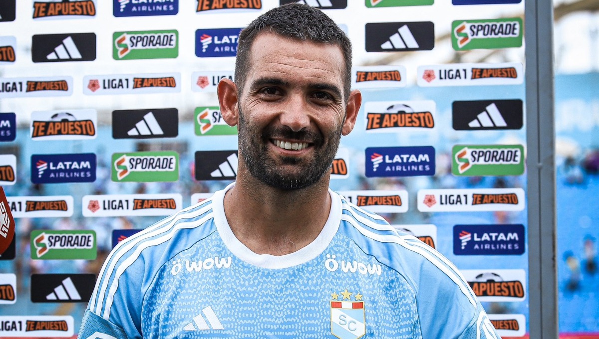 Martín Cauteruccio marcó un triplete en el triunfo de Sporting Cristal sobre ADT. (Foto: Liga 1)