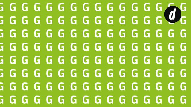Eres capaz de hallar el ‘6′ entre las letras ‘G’: el reto viral imposible de resolver en el primer intento