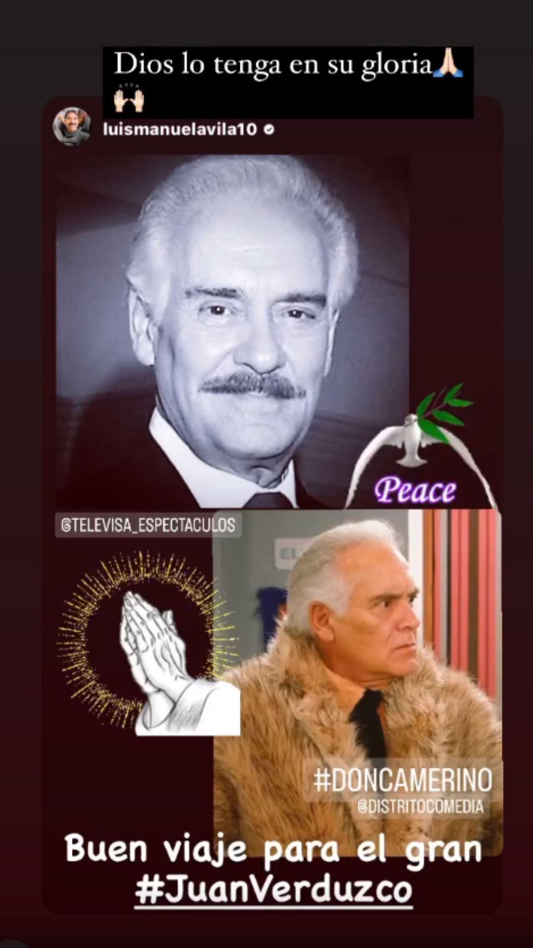 Consuelo Duval se despidió públicamente de su fallecido colega Juan Verduzco. Ambos coincidieron en la serie "La familia P. Luche" (Foto: @consueloduval / Instagram)