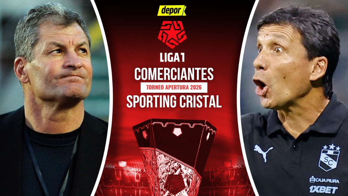 Sporting Cristal vs. Comerciantes Unidos se enfrentan por la Liga 1 2026. (Diseño: Depor)