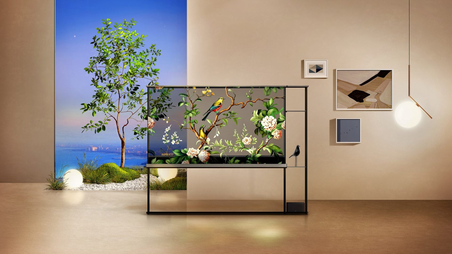 El LG SIGNATURE OLED T estará en exhibición durante CES 2024 del 9 al 12 de enero (LG)