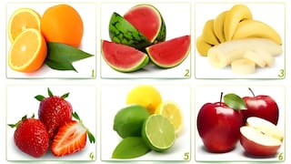 Elige una de las frutas en la ilustración para conocer qué clase de persona eres
