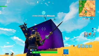 Fortnite: aparece un cubo morado gigante en el mapa del Battle Royale