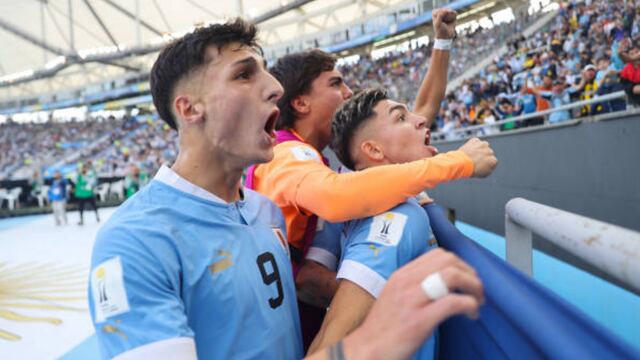 ¡Van por el título! Uruguay venció 1-0 a Israel y jugará la final del Mundial Sub-20
