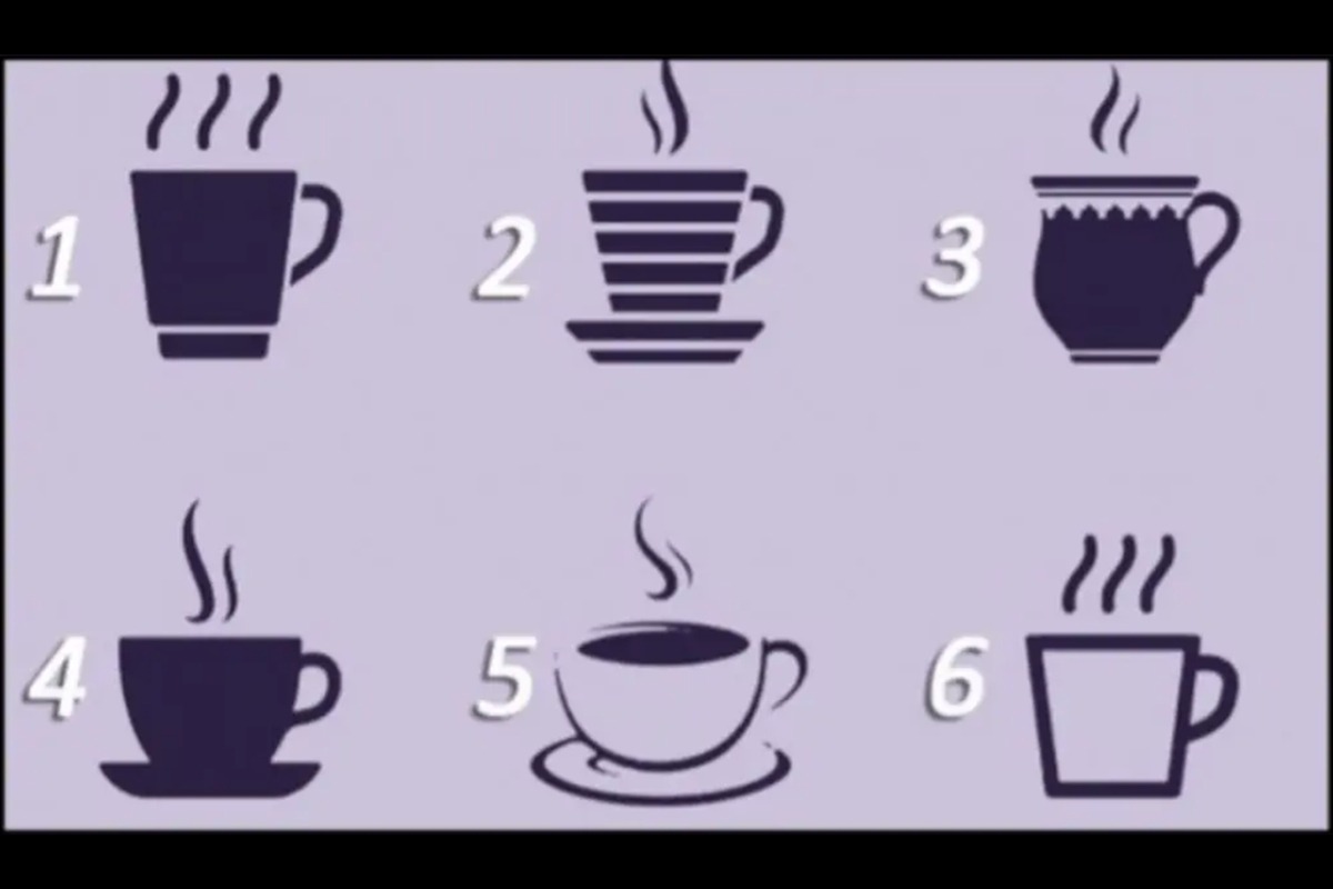 TEST VISUAL | Esta imagen te muestra seis tazas de café. Debes elegir una. (Foto: namastest.net)