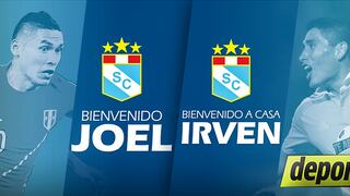 Sporting Cristal oficializó la contratación de Joel Sánchez y el regreso de Irven Ávila
