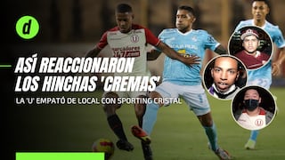 Universitario 1-1 Sporting Cristal: la reacción de los hinchas tras el empate en el Monumental