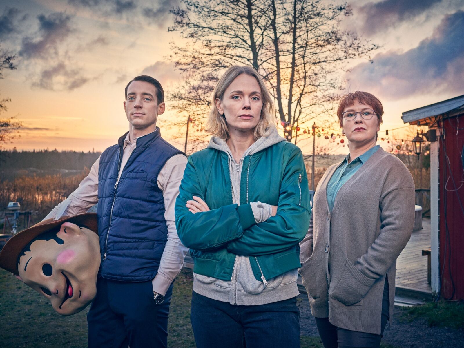 Los protagonistas de la película “La conferencia" (Foto: Netflix)