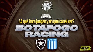 ¿En qué canal transmiten Botafogo vs. Racing y a qué hora ver por Recopa Sudamericana?