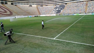 Así luce el campo del estadio Monumental para el Universitario vs. San Martín [FOTOS]
