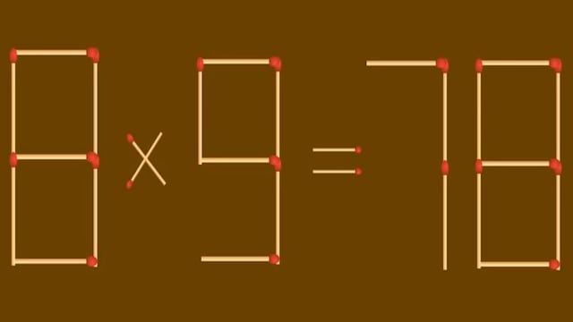 Utiliza el mínimo de movimientos para corregir la ecuación del reto matemático 