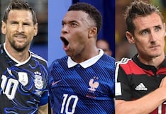 Máximos goleadores de los Mundiales EN VIVO: Messi, Mbappé y los artilleros que completan la tabla