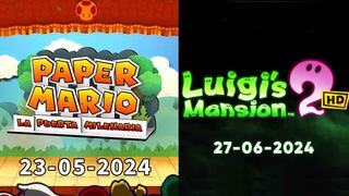 Se confirman fechas de lanzamiento para Paper Mario HD y Luigi´s Mansion 2 HD [VIDEO]