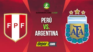 Perú vs. Argentina: horarios y canales de tv del partido por el Sudamericano Sub 20