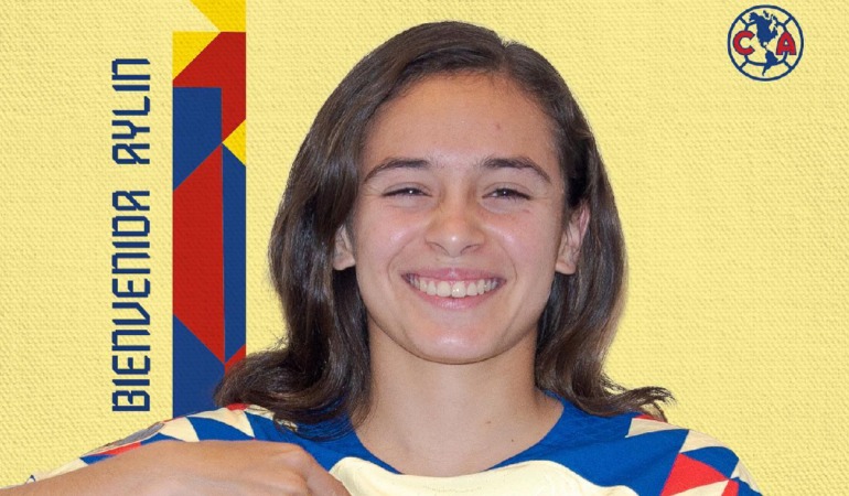 ‘La Joya’ de América: Aylin Aviléz llega a las ‘Águilas’ para la Liga MX femenil. (foto: América).