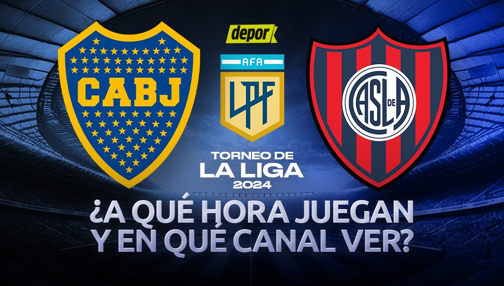 Boca y San Lorenzo juegan por la Liga Profesional Argentina 2024. (Diseño: Depor)