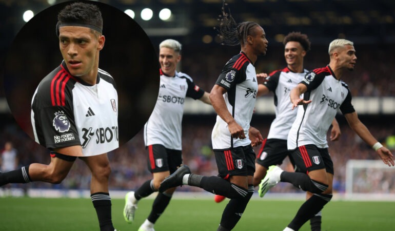 Raúl Jiménez fue titular con Fulham pero no marcó. @FulhamFC