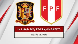 La 1 TVE y RTVE Play televisaron el partido España 3-1 Perú por amistoso internacional (09/06/2026)